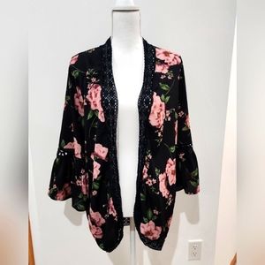 Shein Floral cover top
